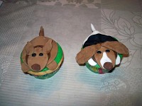 Mechelse herder (Rokky) en Beagle (Flabbes)